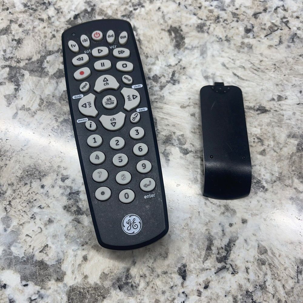 GE General Electric Universal Remote Control 7252 27985 CL4 1725 Black UNTESTED